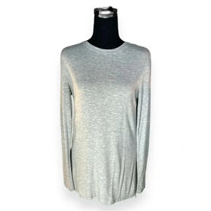 Athleta Long Sleeve Gray T-Shirt Size XS